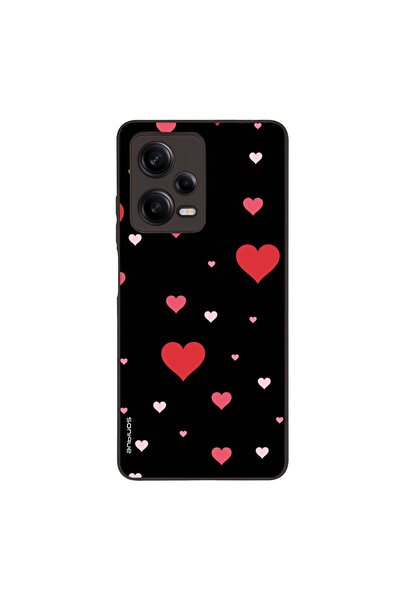 OEM Θήκη Sonique Heart Series για Xiaomi Redmi Note 12 Pro 5G Μαύρο