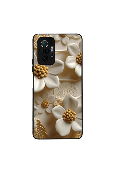 OEM Θήκη Sonique 3D Flower Series για Xiaomi Redmi Note 10 Pro Λευκό