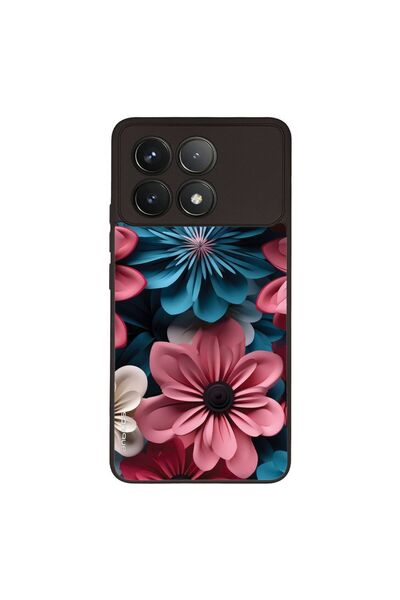 OEM Θήκη Sonique 3D Flower Series για Xiaomi Poco F6 Pro 5G Ροζ 01