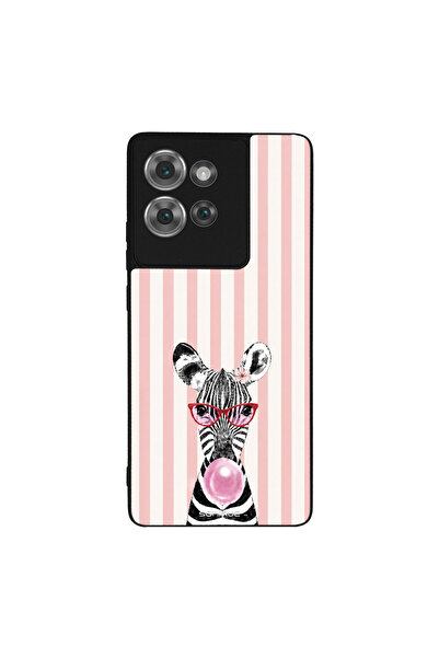 OEM Θήκη Sonique Stripe Stories Series για Motorola Edge 50 5G Ζέβρα – Τσιχλό...