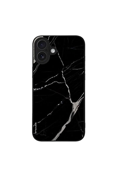 OEM Θήκη Sonique Marble Series για Apple iPhone 16 Plus Μαύρο