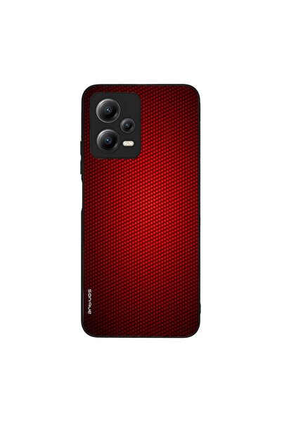 OEM Θήκη Sonique Carbon Series για Xiaomi Redmi Note 12 5G / Poco X5 5G Κόκκινο