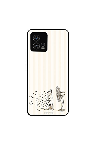 OEM Θήκη Sonique Stripe Stories Series για Motorola Moto G72 Cool Dog
