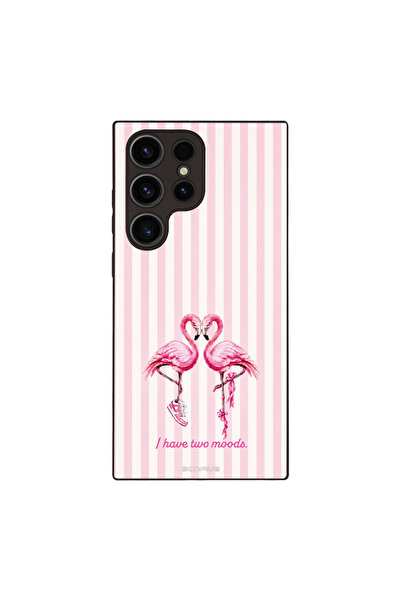 OEM Θήκη Sonique Stripe Stories Series για Samsung Galaxy S23 Ultra Φλαμίνγκο