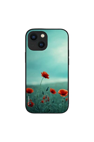 OEM Θήκη Sonique Sunset in Eden Series για Apple iPhone 13 Mini Scarlet Poppy