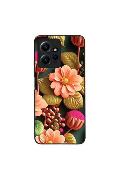 OEM Θήκη Sonique 3D Flower Series για Xiaomi Redmi Note 12 4G Σομόν