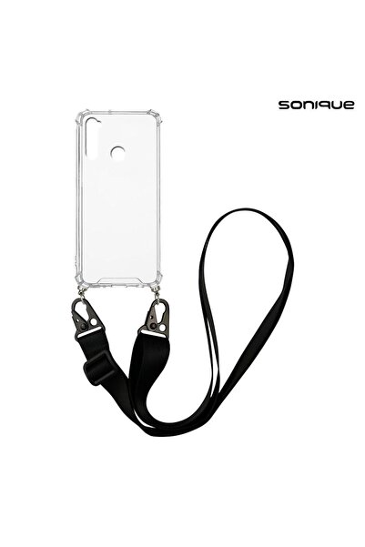 OEM Θήκη Σιλικόνης με Strap Sonique Armor Clear Xiaomi Redmi Note 8 / Redmi N...