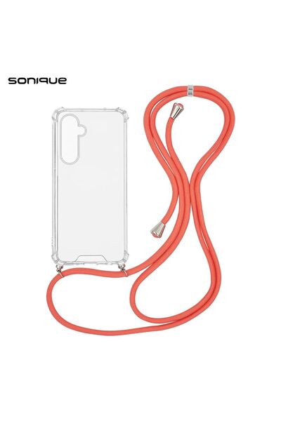 OEM Θήκη Σιλικόνης με Κορδόνι Sonique Armor Clear Samsung Galaxy S25 Plus Κορ...