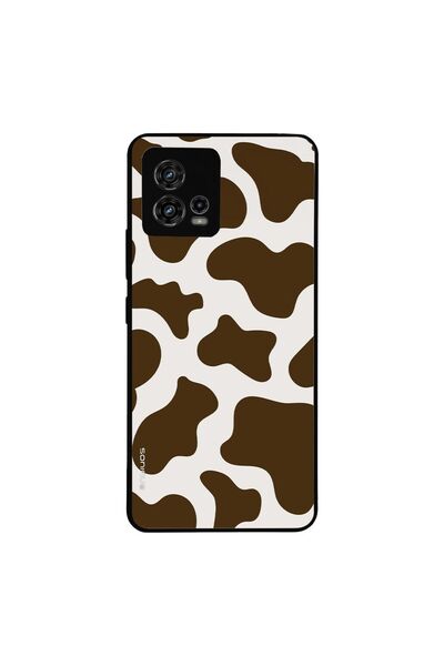 OEM Θήκη Sonique Animal Print Series για Motorola Moto G72 Cow 02