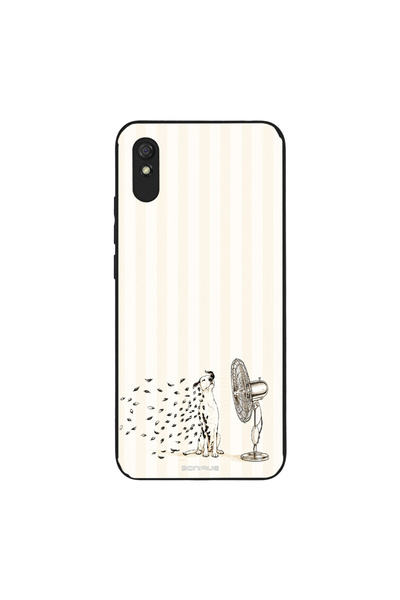 OEM Θήκη Sonique Stripe Stories Series για Xiaomi Redmi 9A / Redmi 9AT Cool Dog