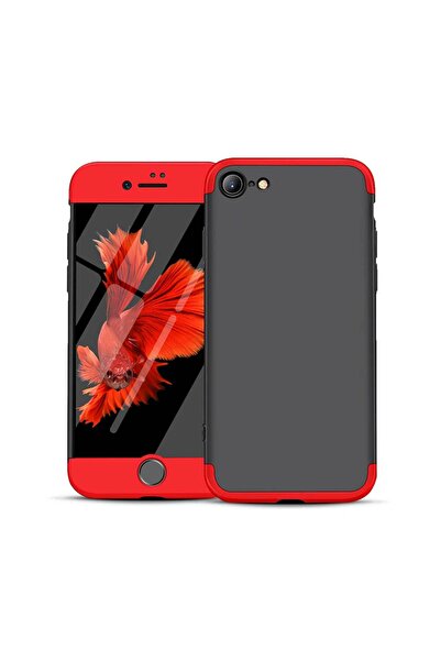 OEM GKK 360 Πλήρης Προστασία Σώματος Apple iPhone 6/6s Μαύρο/Κόκκινο