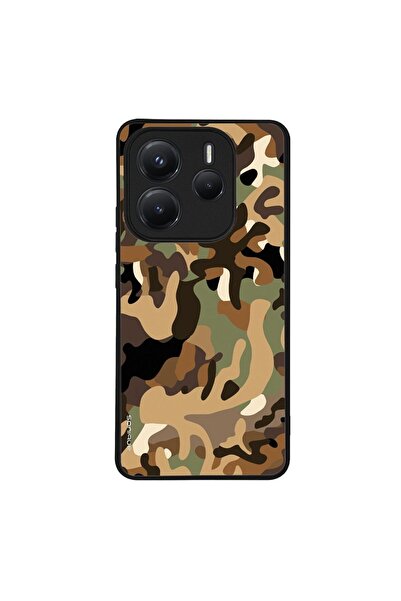 OEM Θήκη Sonique Camouflage Army Series για Xiaomi Redmi Note 14 5G Καφέ
