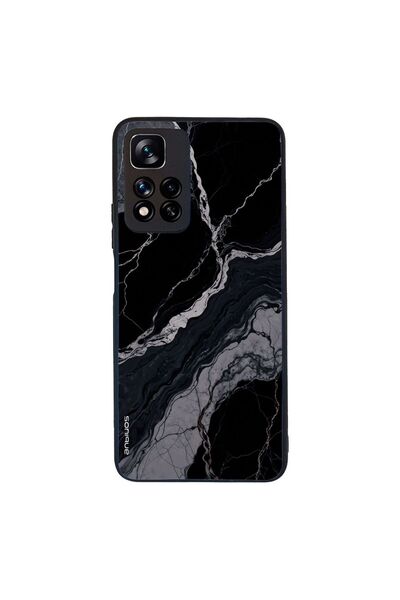 OEM Θήκη Sonique Marble Series για Xiaomi Redmi Note 11 Pro Plus 5G Μαύρο 02