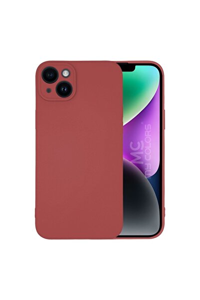 OEM Θήκη Σιλικόνης My Colors Sonique Apple iPhone 14 Μπορντό Ανοιχτό