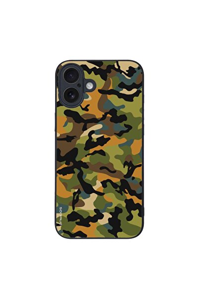 OEM Θήκη Sonique Camouflage Army Series για Apple iPhone 16 Plus Πράσινο 01