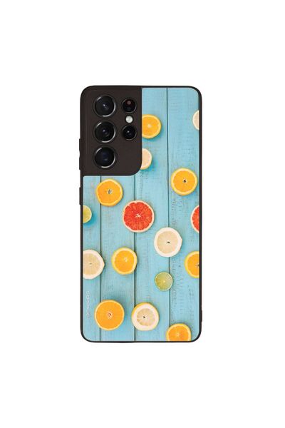 OEM Θήκη Sonique Fruit Series για Samsung Galaxy S21 Ultra Γκρέιπφρουτ
