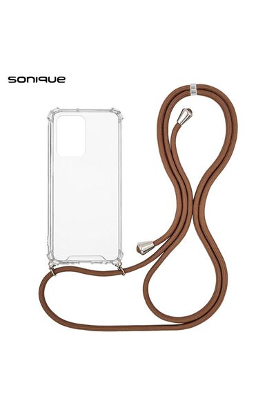 OEM Θήκη Σιλικόνης με Κορδόνι Sonique Armor Clear Xiaomi Redmi Note 12 5G / P...