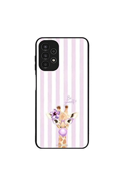 OEM Θήκη Sonique Stripe Stories Series για Samsung Galaxy A13 4G Λιλά- Καμηλο...