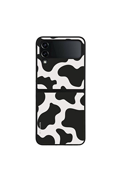 OEM Θήκη Sonique Σειρά Animal Print για Samsung Galaxy Z Flip 4 Αγελάδα 01