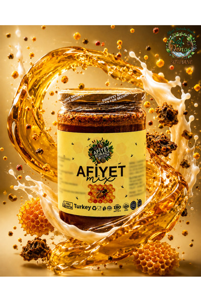 afiyet burada Afiyet Mix Ballı Karışım 850 gr. - Bal, Arı Sütü, Arı Ekmeği (P...