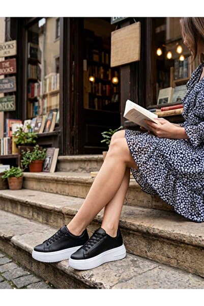 MÜJERİL'S Windy Women's Casual Sneaker Shoes High-Top Sneakers Lace-Up Sports...