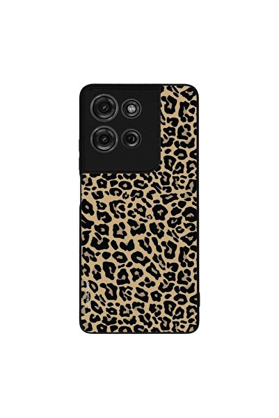 OEM Θήκη Sonique Animal Print Series για Motorola Moto G75 5G Leopard 01