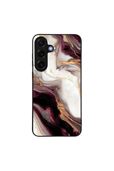 OEM Θήκη Sonique Marble Series για Samsung Galaxy S25 Plus Μπορντώ