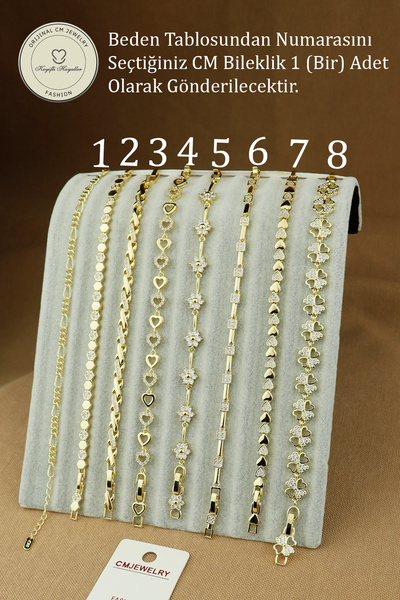 Keyifli Hayaller CM JEWELRY Vip Bileklik - CM 14K Gold Kuyumcu İşçiliği Bileklik Kararmaz