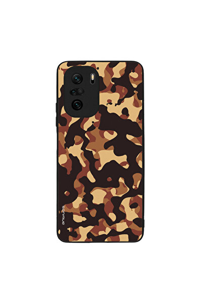 OEM Θήκη Sonique Camouflage Army Series για Xiaomi Poco F3 / Mi 11i Καφέ 01