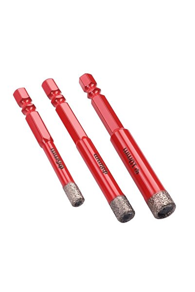 OEM Set Profesional de 3 Burghie Diamantate pentru Gresie 6-10 mm