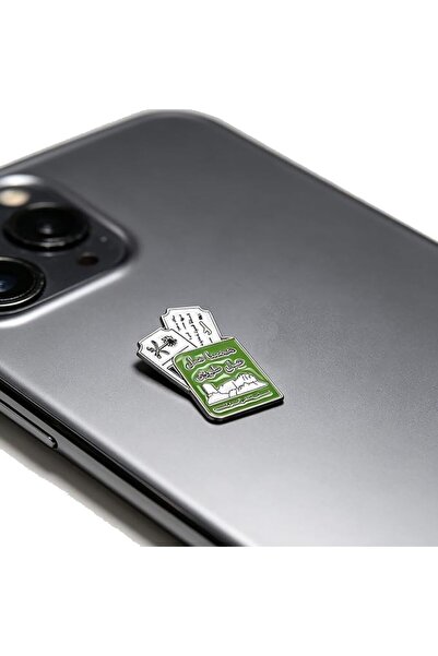 GENERAL Saudi Arabia Metal Sticker Compatible with Smartphones, Scratch-Resis...