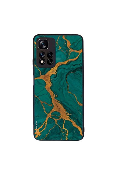 OEM Θήκη Sonique Marble Series για Xiaomi Redmi Note 11 Pro Plus 5G Πράσινο