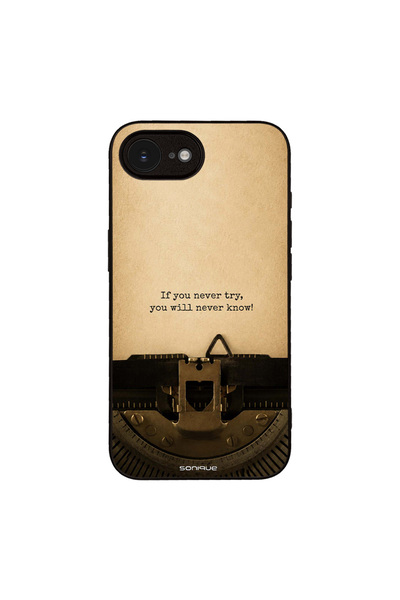 OEM Θήκη Sonique Men's Edition για Apple iPhone 16e / iPhone 17e Old Letter