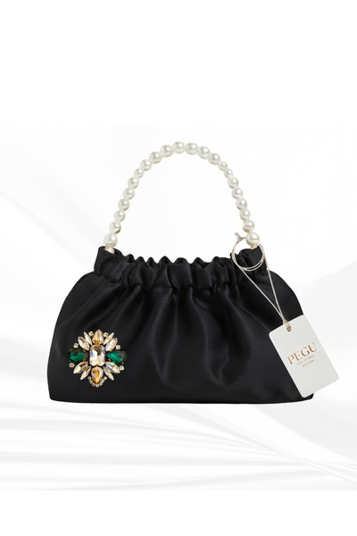 pegu baby collection ДИЗАЙН С КАРЕТЕН ДЕСЕН ОТ ЧЕРЕН САТЕН И КРИСТАЛНИ СТЪКЛЕ...