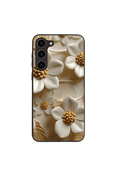 OEM Θήκη Sonique 3D Flower Series για Samsung Galaxy S23 Plus Λευκό