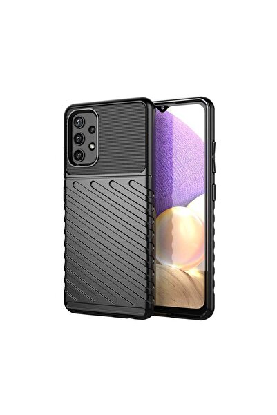OEM Θήκη Κινητού Thunder Case Flexible Tough Rugged Samsung Galaxy A32 4G Μαύρο