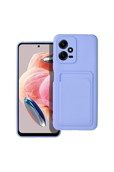 OEM Θήκη Σιλικόνης Sonique Card Case Xiaomi Redmi Note 12 5G / Poco X5 5G Λιλά