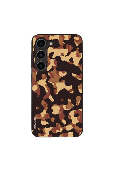 OEM Θήκη Sonique Σειρά Καμουφλάζ Στρατού για Samsung Galaxy S23 Καφέ 01