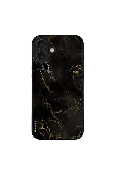 OEM Θήκη Sonique Marble Series για Apple iPhone 16 Plus Μαύρο 01