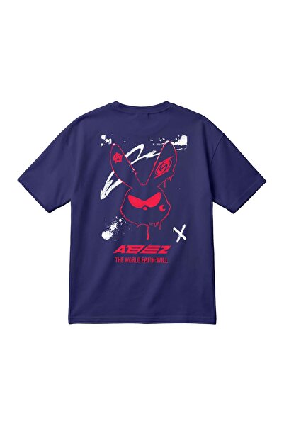 barsdepo Μπλουζάκι ATEEZ με στάμπα, unisex, oversized