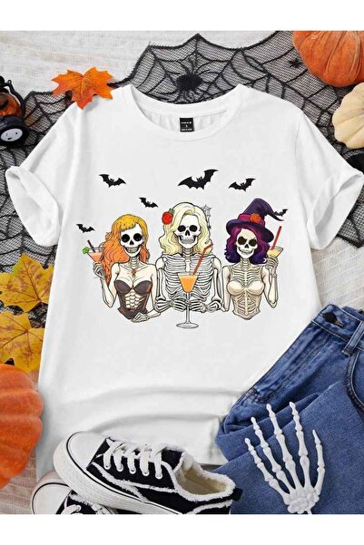 barsdepo Tricou cu imprimeu HOLLOWEN, Calitate PREMIUM, Unisex, Copii/Adulți