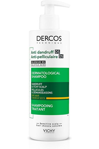 Dercos Anti-Dandruff Kepek Karşıtı Bakım Şampuanı - Kuru Saçlar (390 ML) | Salisilik Asit ve S