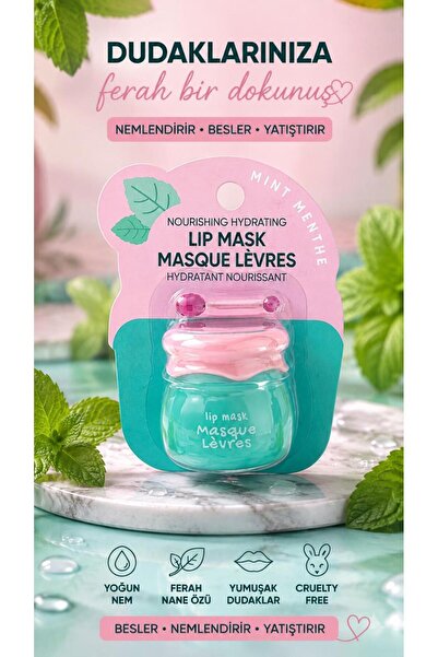 Unikit Besleyen Nemlendiren Naneli Lıp Mask