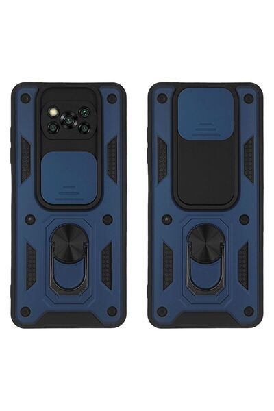 OEM Θήκη Ring Armor CamPro Sonique για Xiaomi Poco X3 NFC / Poco X3 Pro Μπλέ