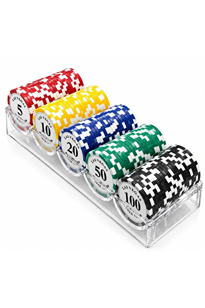 Lovesta Home Profesyonel Poker Fişi Seti 100 Adet Casino Chip Alk5368