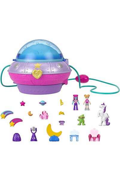 mattel Polly Pocket Double Play Space Compact (HCG25)