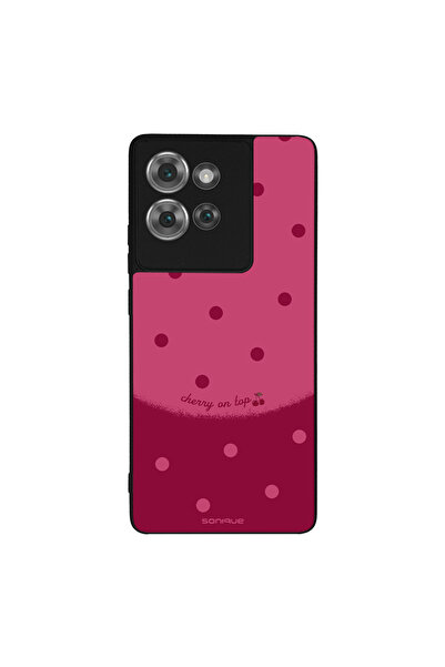 OEM Θήκη Sonique Delulu Polka Era Series για Motorola Edge 50 5G Top Cherry