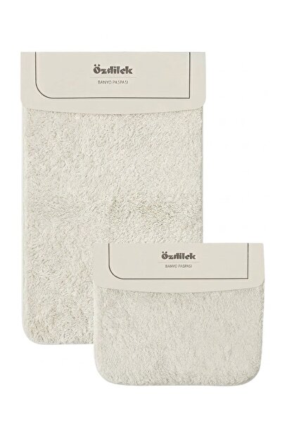 Özdilek Non-Slip Base Toilet Seat Set - Cream