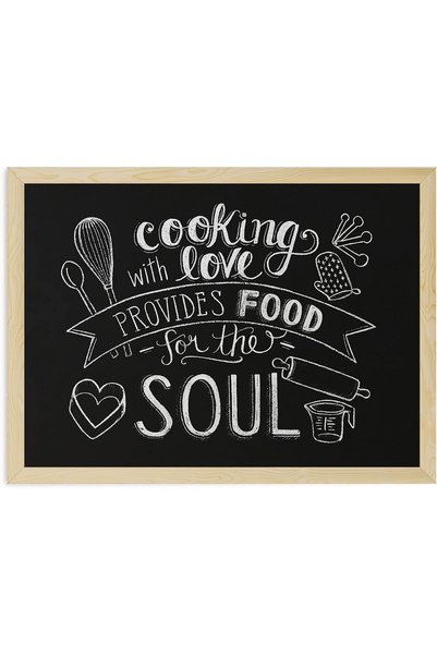 Fors Chalkboard 40cm*60cmBirch Wood Frame (60*40)