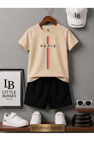 LB little bosses Bottom Top Shorts Tee Shirt Unisex (Paris)